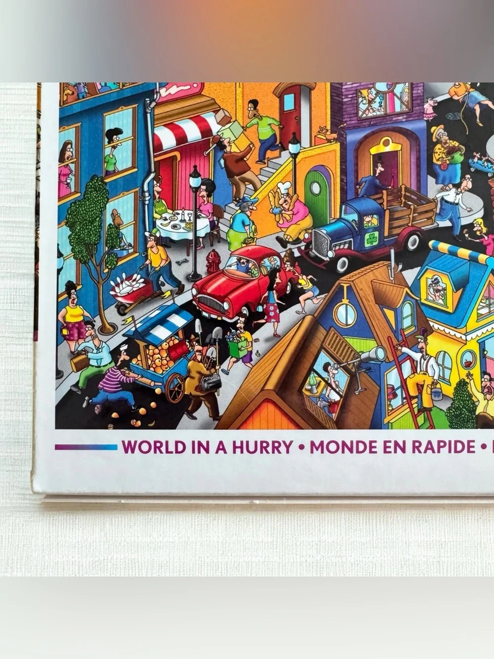 Ceaco Steve Skelton Tooniverse WORLD IN A HURRY 550 pc puzzle 20